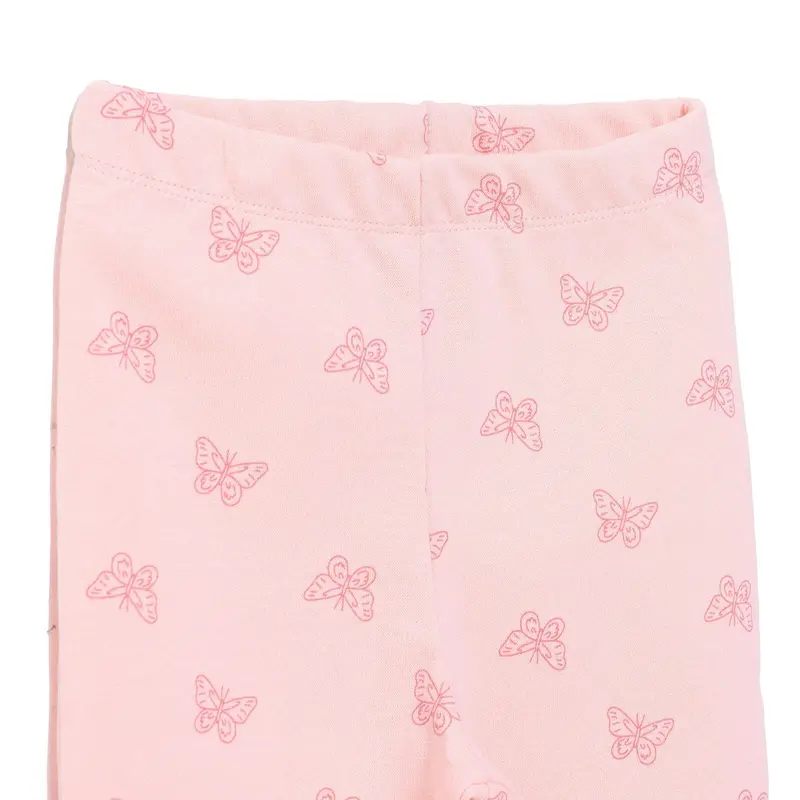 Hellobaby Basic Girl Butterfly Patterns Leggings - Light Pink 3