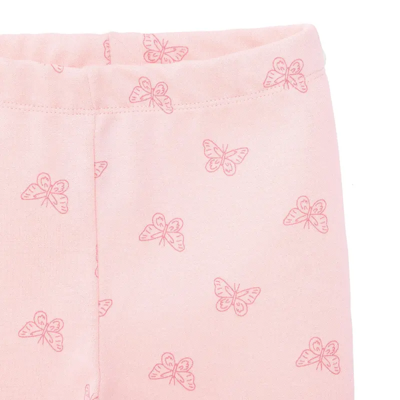 Hellobaby Basic Girl Butterfly Patterns Leggings - Light Pink 4