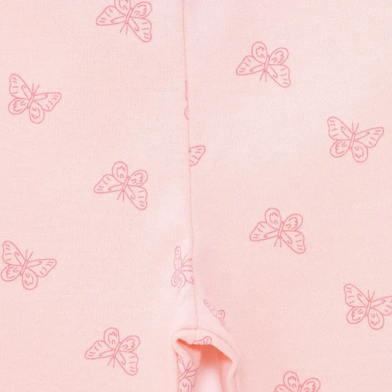 Hellobaby Basic Girl Butterfly Patterns Leggings - Light Pink 5