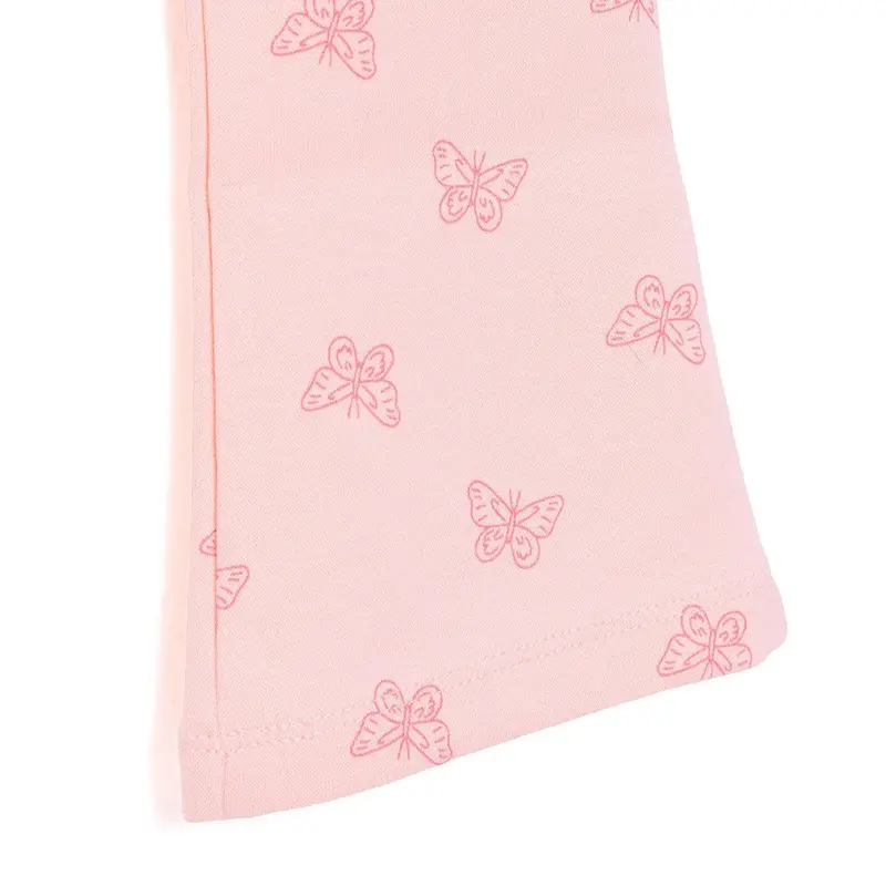 Hellobaby Basic Girl Butterfly Patterns Leggings - Light Pink 6
