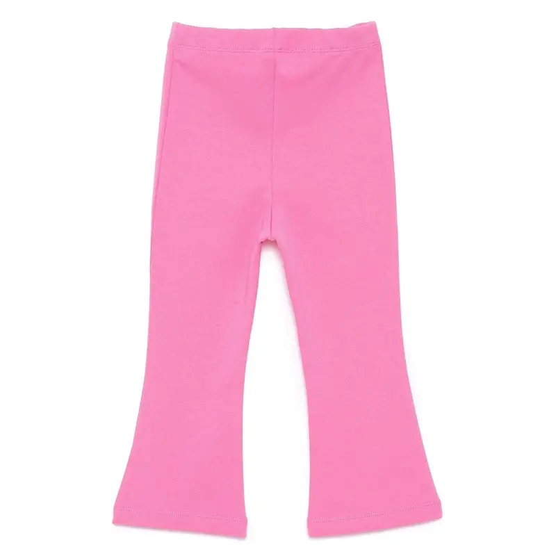 Hellobaby Basic Girl Flare Leggings - Dark Pink 2