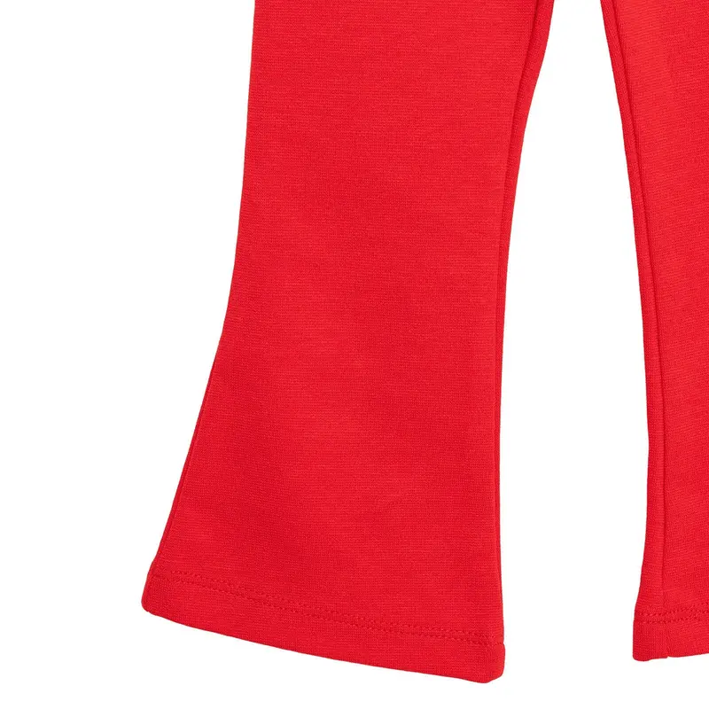 Hellobaby Basic Girl Flare Leggings - Red 6