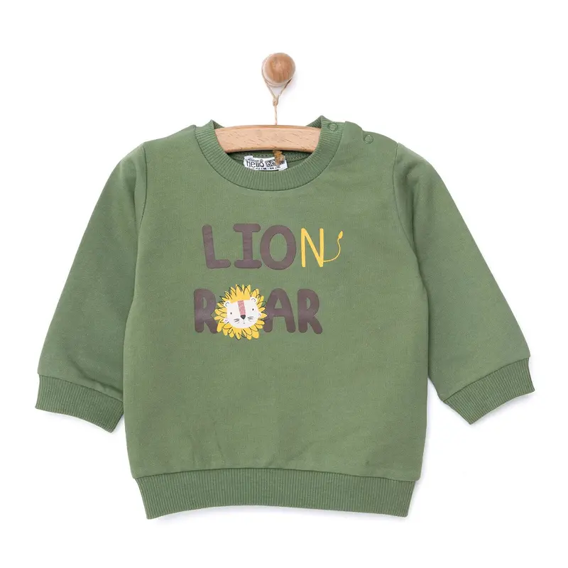 Hellobaby Basic Sweatshirt - Dark Green 1