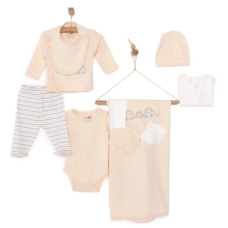 Hellobaby Boy 10 Piece Newborn Set - Ecru 1