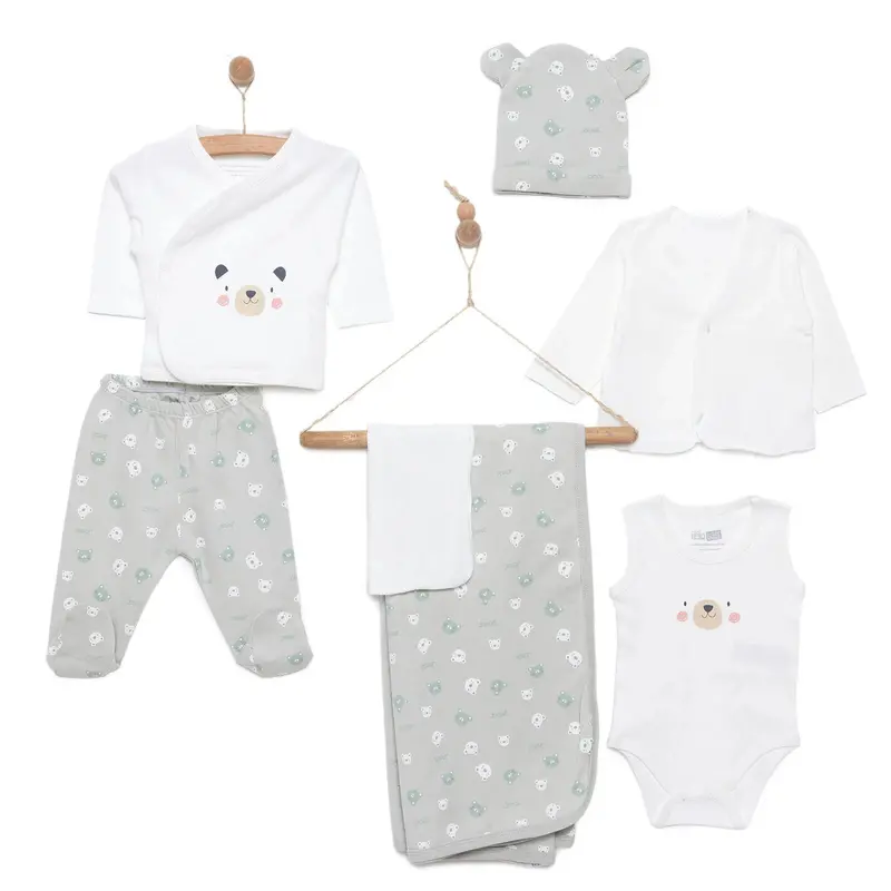 Hellobaby Boy 10Pcs Newborn Set - Green 1