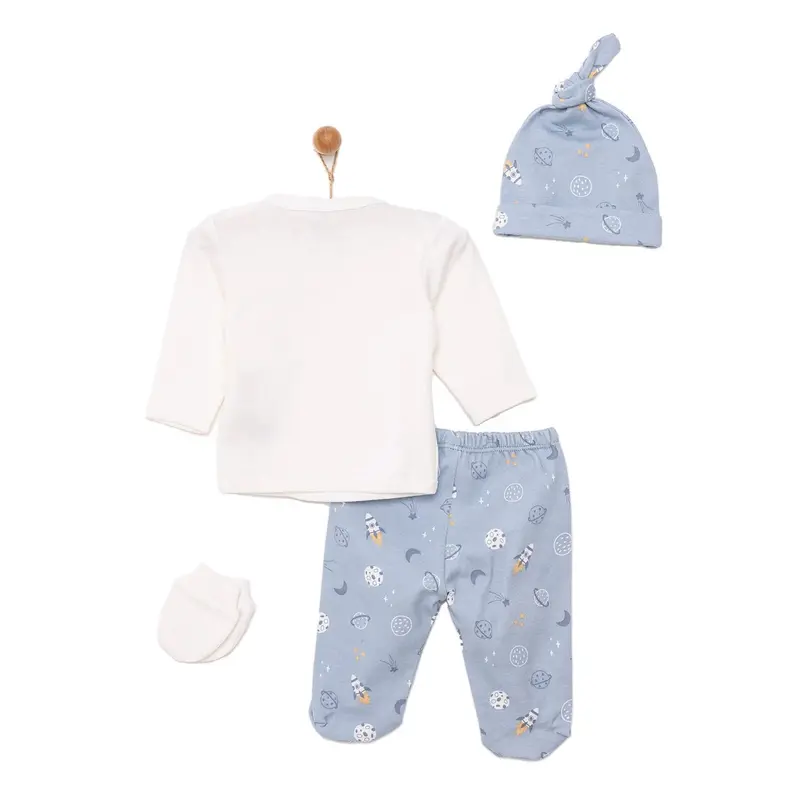 Hellobaby Boy 5 Piece Newborn Gift Set - Blue 2