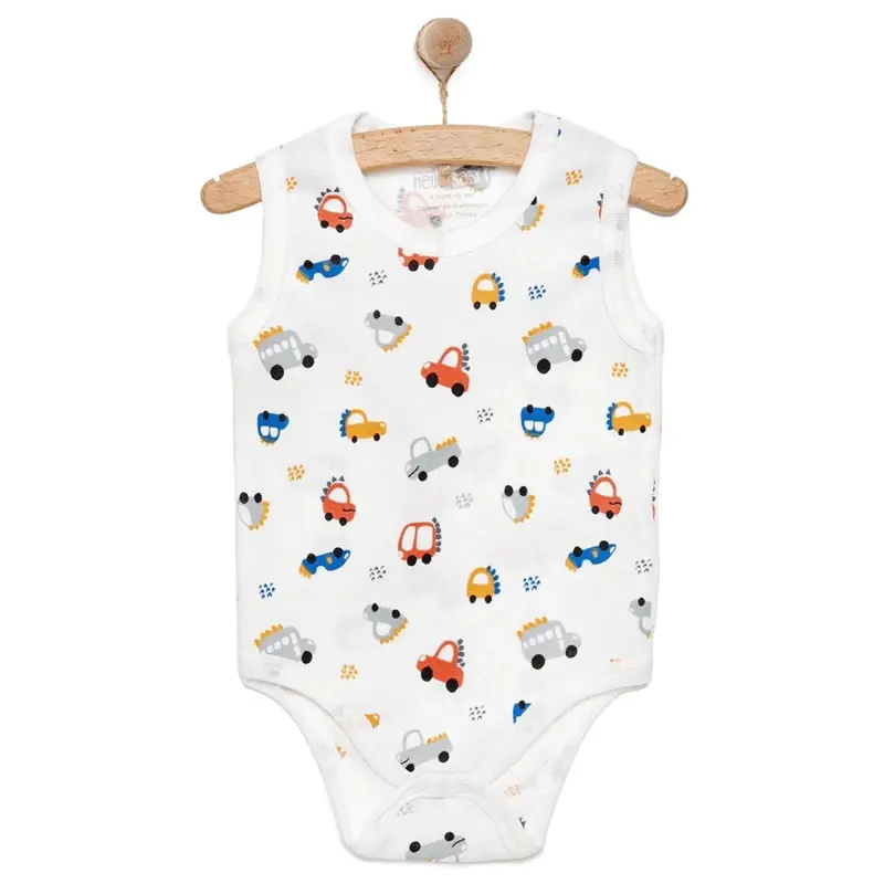 Hellobaby Boy Athlete Bodysuit - White 1