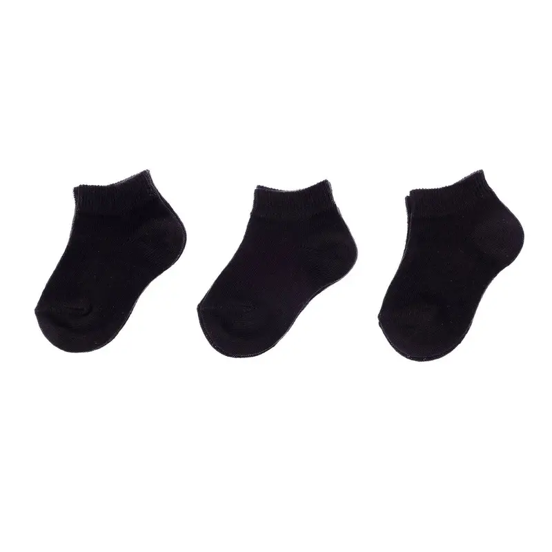 Hellobaby Boy Baby Socks 3 Pack - Black 2