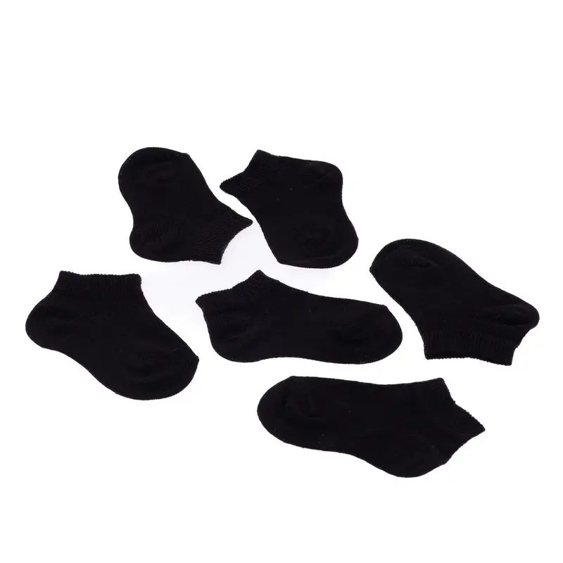 Hellobaby Boy Baby Socks 3 Pack - Black 5