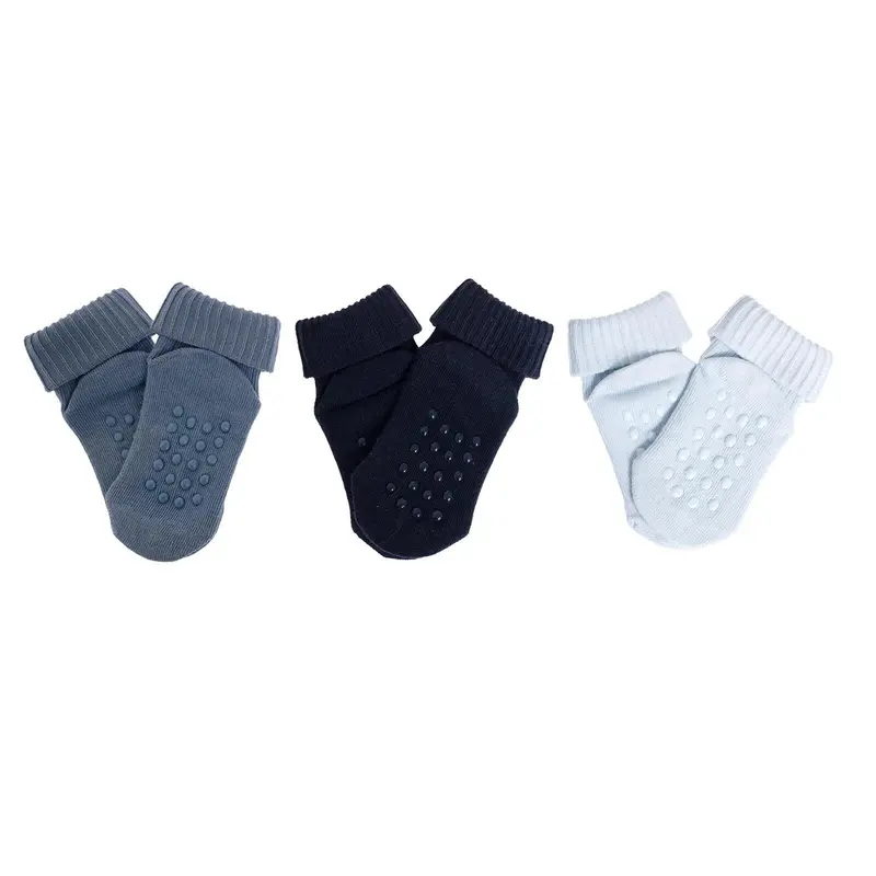 Hellobaby Boy Baby Socks 3 Pack - Blue 3