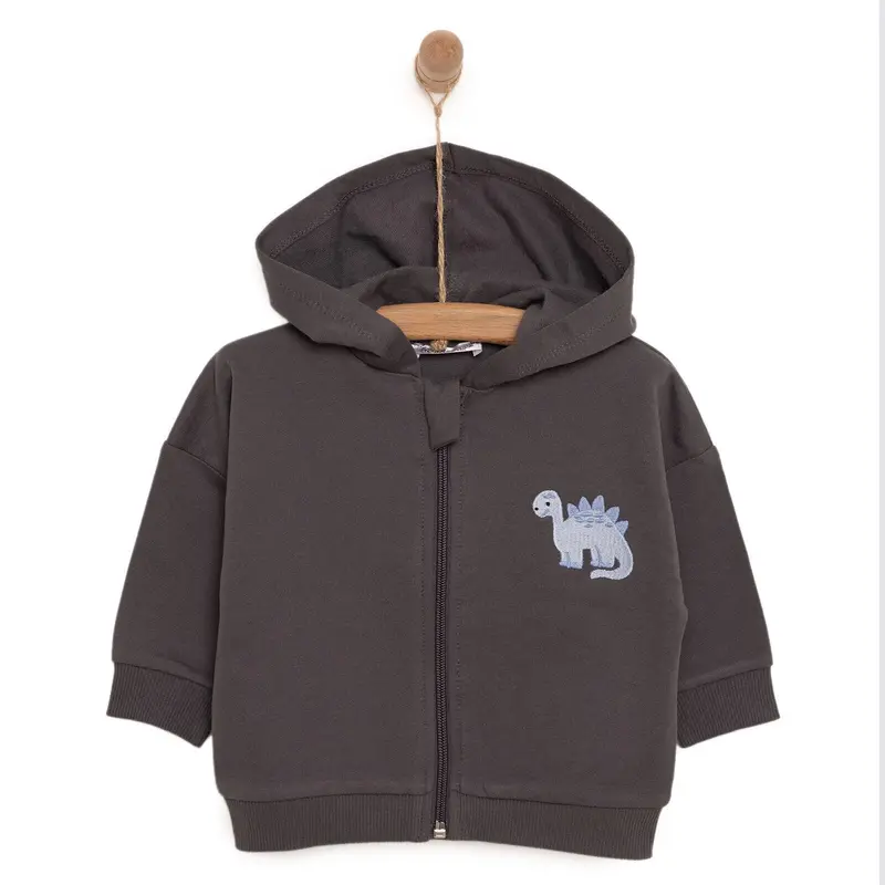 Hellobaby Boy Cardigan - Dark Grey 1