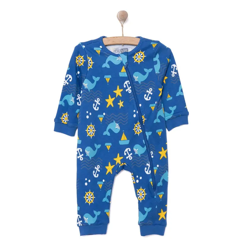 Hellobaby Boy Jumpsuit - Navy Blue 1