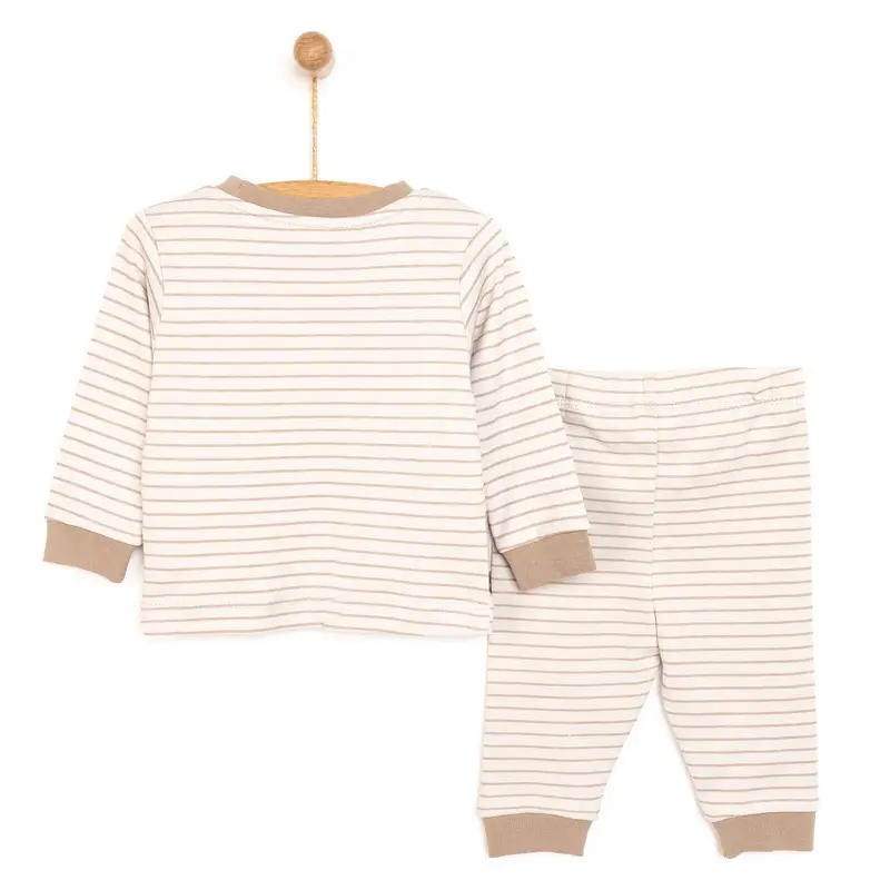 Hellobaby Boy Long Sleeve Pyjamas Set - Beige 2