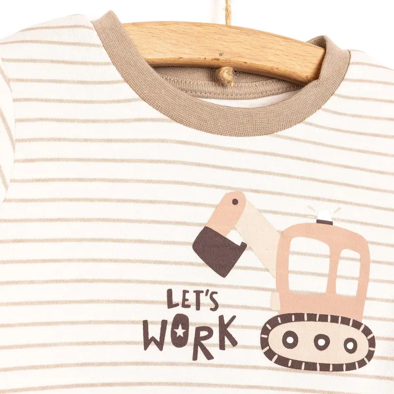 Hellobaby Boy Long Sleeve Pyjamas Set - Beige 3