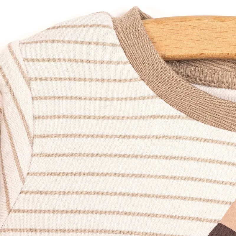 Hellobaby Boy Long Sleeve Pyjamas Set - Beige 4