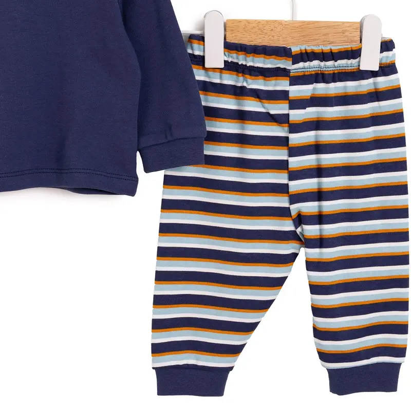 Hellobaby Boy Long Sleeve Pyjamas Set - Navy Blue 2