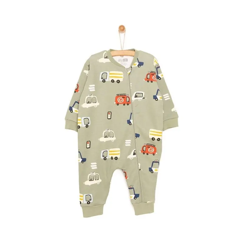Hellobaby Boy Sleepsuit - Khaki 1