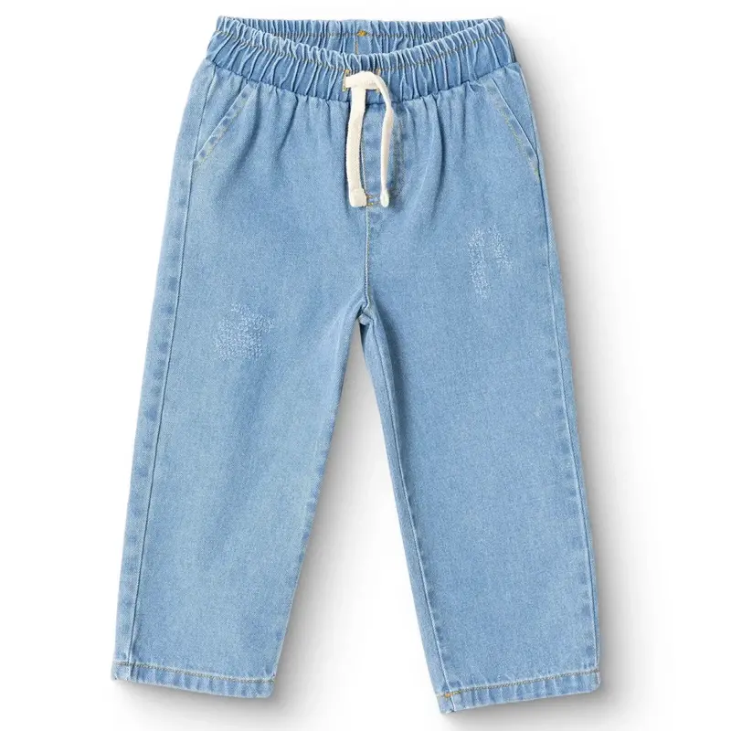 Hellobaby Boys Denim Trousers Lace-Up - Blue 1