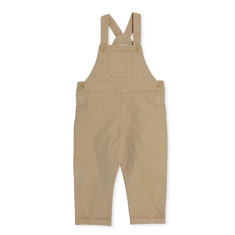 Hellobaby Boys Dungarees Buttoned Smart Line Full Length - Beige 1