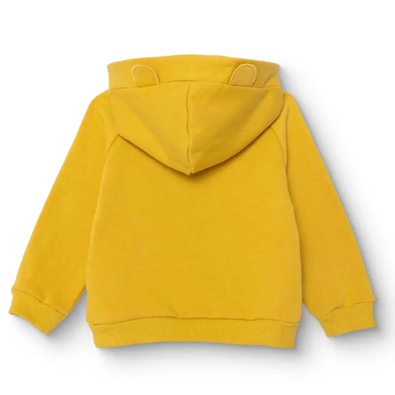 Hellobaby Boys Hooded Sweatshirt Animal Woodland Boy 2 Hooded Long Sleeve - Yellow 2