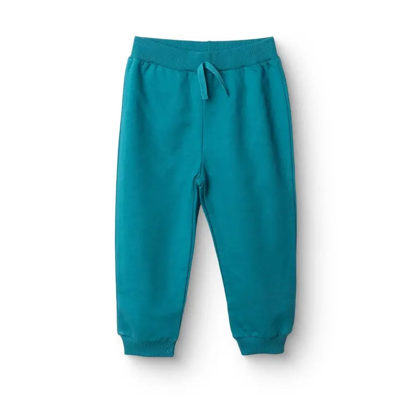 Hellobaby Boys Joggers Lace-Up Basic Long Leg - Petrol Green 1