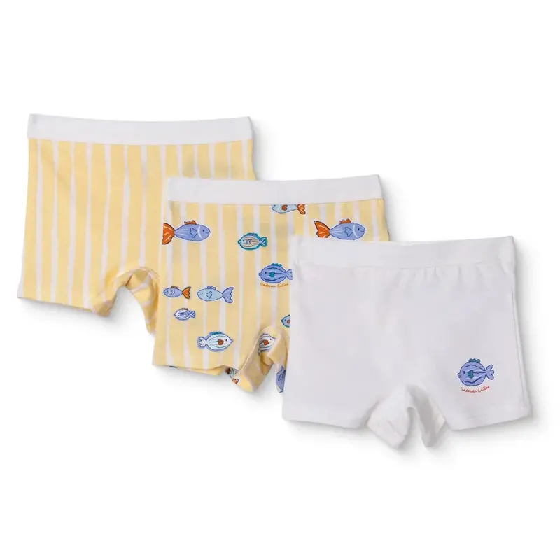 Hellobaby Boys Knickers Striped Yok - White Printed 1