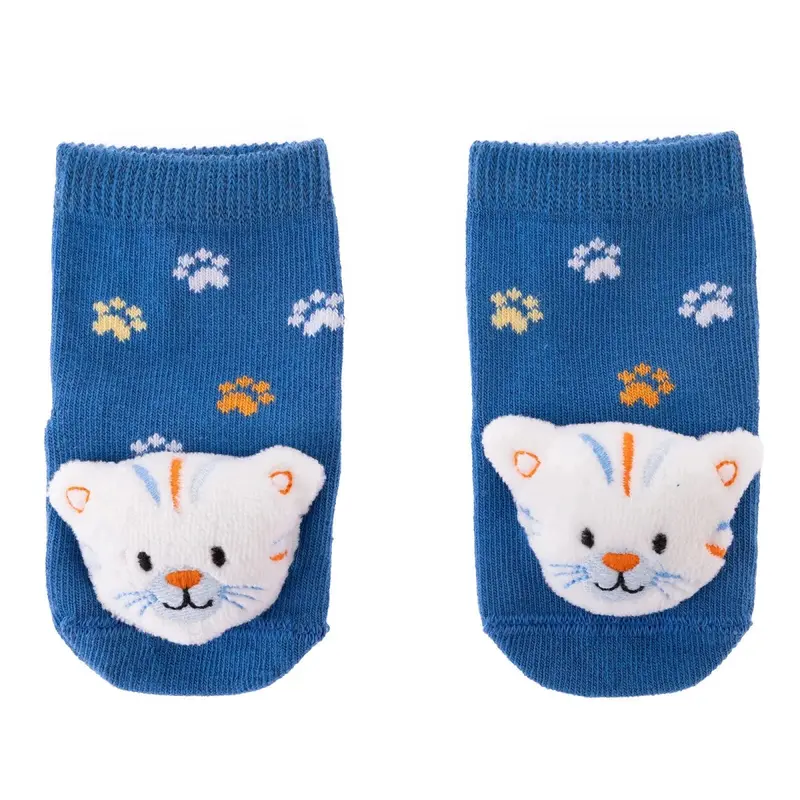 Hellobaby Boys Playful Socks Animal - Blue 1