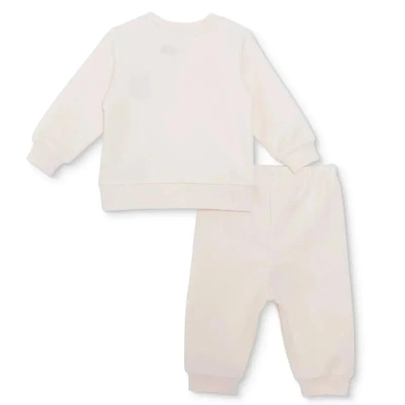 Hellobaby Boys Sweatshirt- Bottom Animal Crew Neck Long Leg Long Sleeve - Beige 2