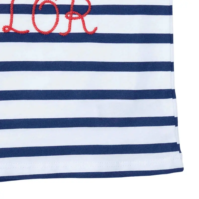 Hellobaby Boys T-Shirt Nautical Print Little Sailor Crew Neck Short Sleeve - Navy Printed 6