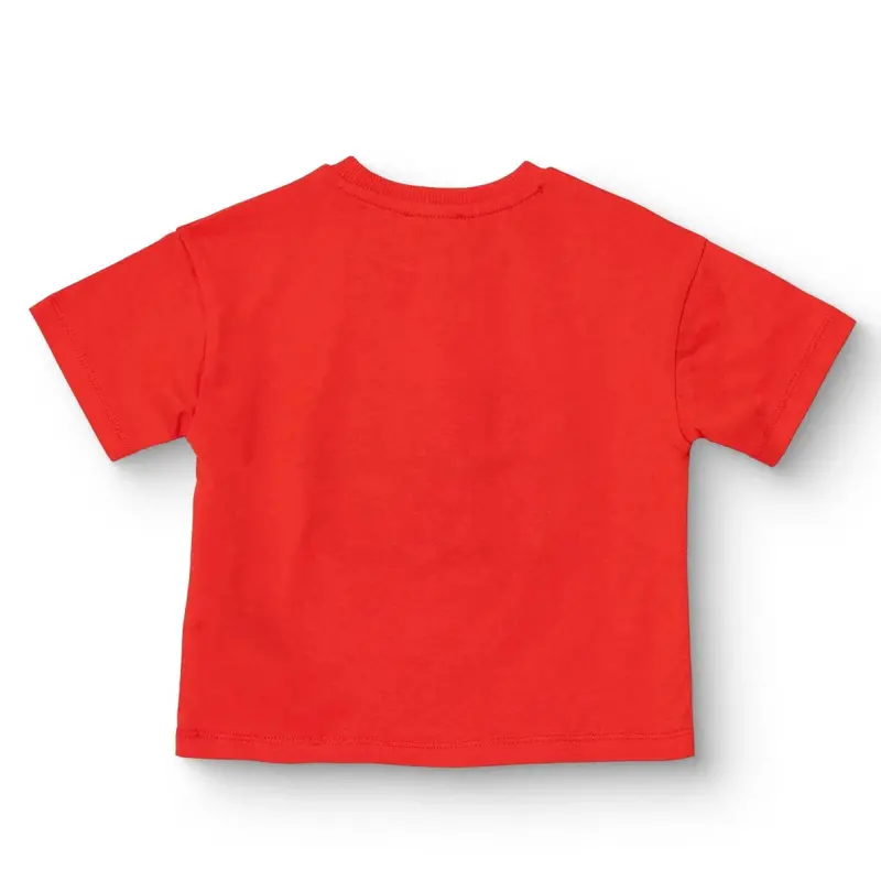 Hellobaby Boys T-Shirt Slogan I Love Dad Print Crew Neck Short Sleeve - Red 2