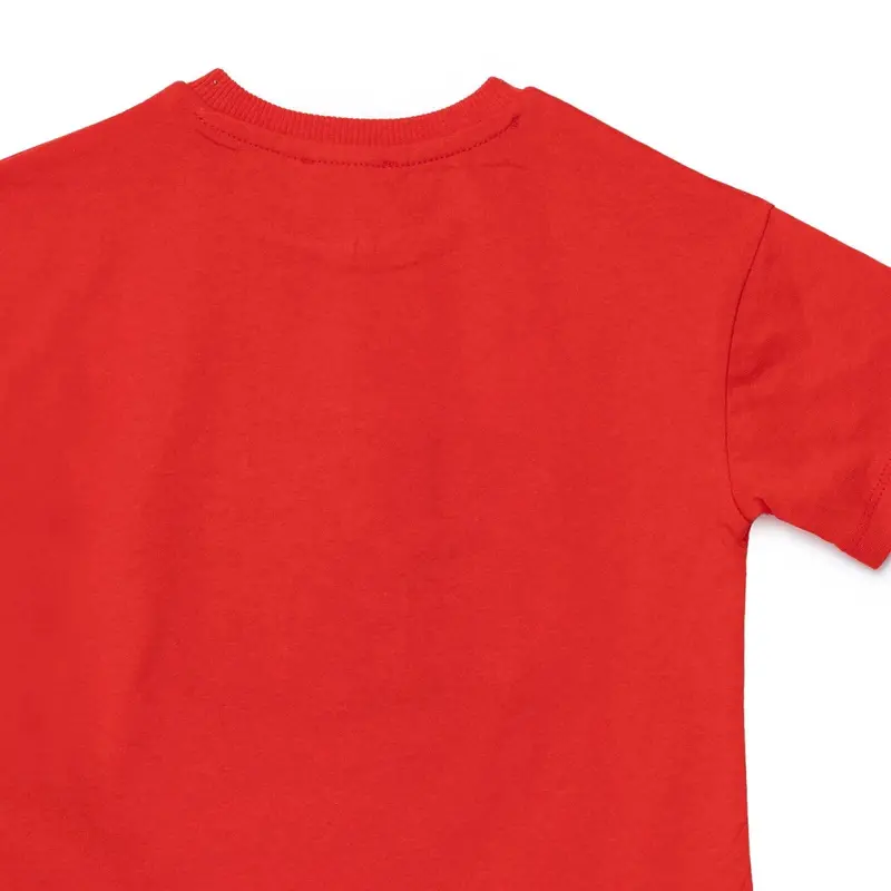 Hellobaby Boys T-Shirt Slogan I Love Dad Print Crew Neck Short Sleeve - Red 7