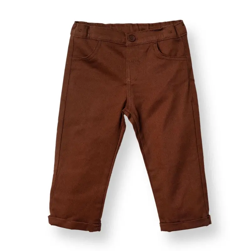 Hellobaby Boys Trouser With Buttons Woodland 1 Long Leg - Brown 1