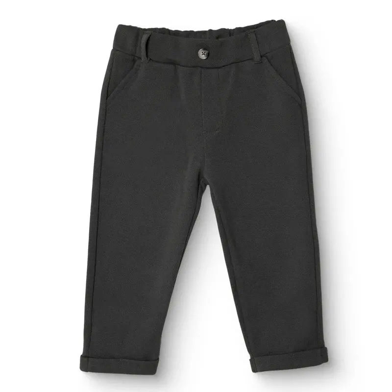 Hellobaby Boys Trousers Buttoned Cool Boy Full Length - Anthracite 1