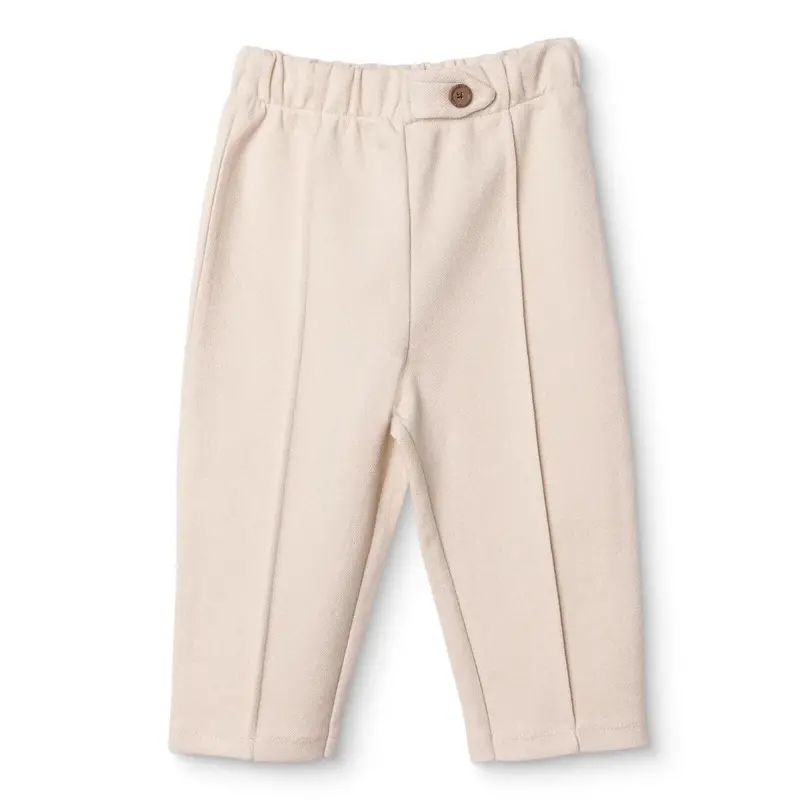 Hellobaby Boys Trousers Buttoned Smart Line Full Length - Ecru 1