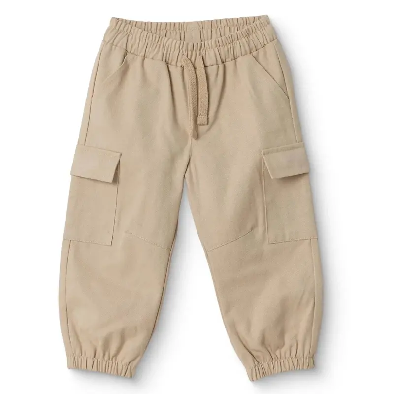 Hellobaby Boys Trousers Lace-Up Full Length - Ecru 1