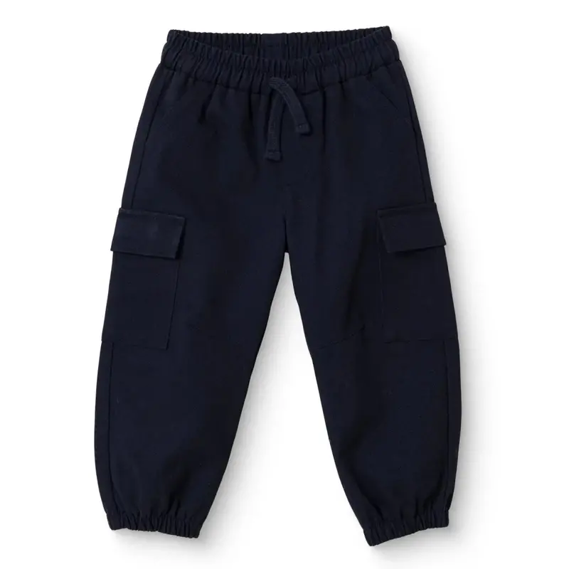 Hellobaby Boys Trousers Lace-Up Full Length - Navy Blue 1