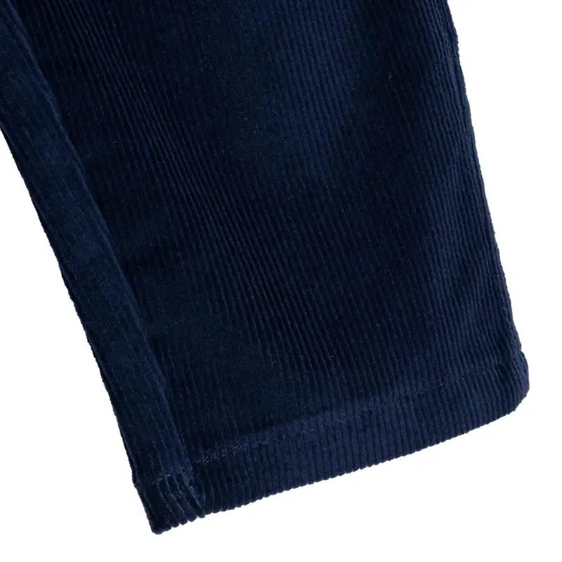 Hellobaby Boys Velvet Trouser With Buttons Mountain Explorer Long Leg - Navy Blue 5