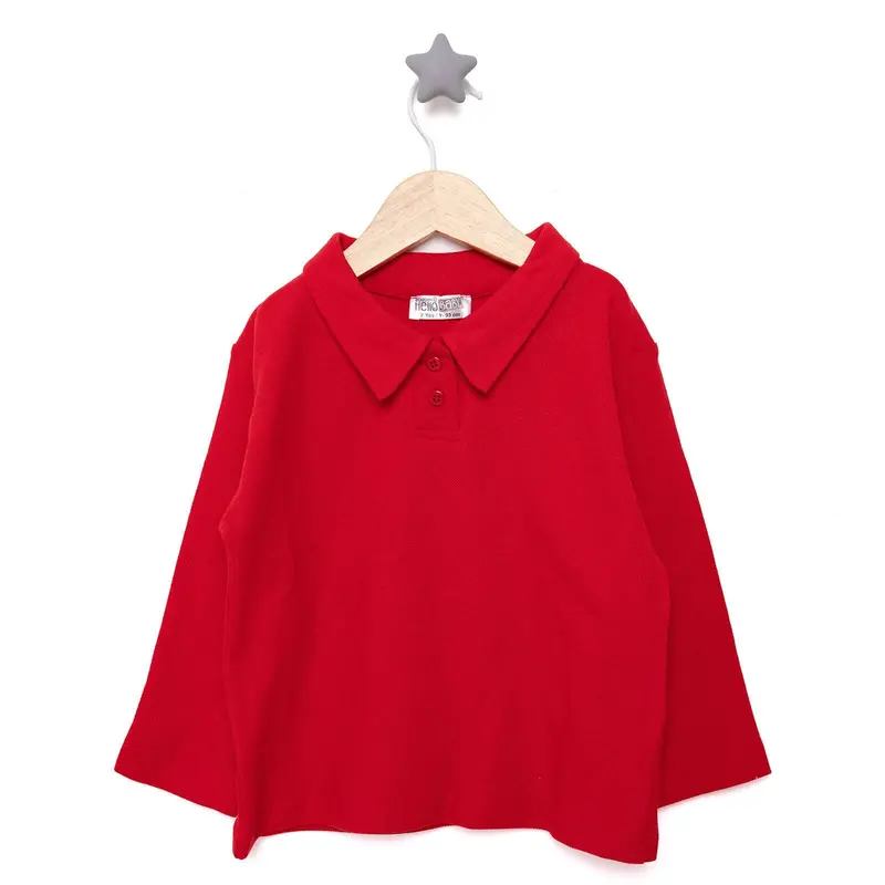 Hellobaby Celebration Unisex Long Sleeve Bodysuit - Red 1