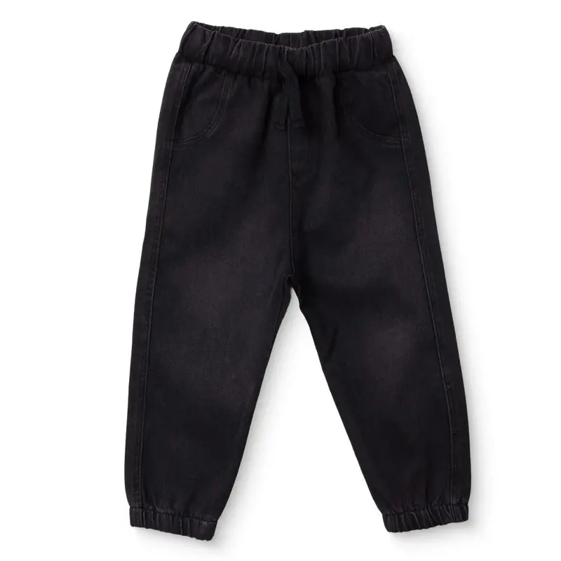 Hellobaby Denim Trousers Lace-Up - Black 1
