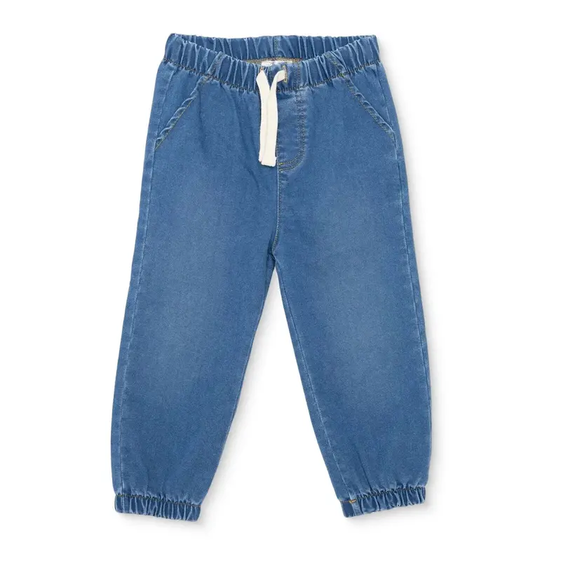 Hellobaby Denim Trousers Lace-Up - Blue 1