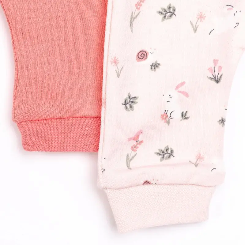 Hellobaby Girl 2 Piece Footles Bottom - Coral 4