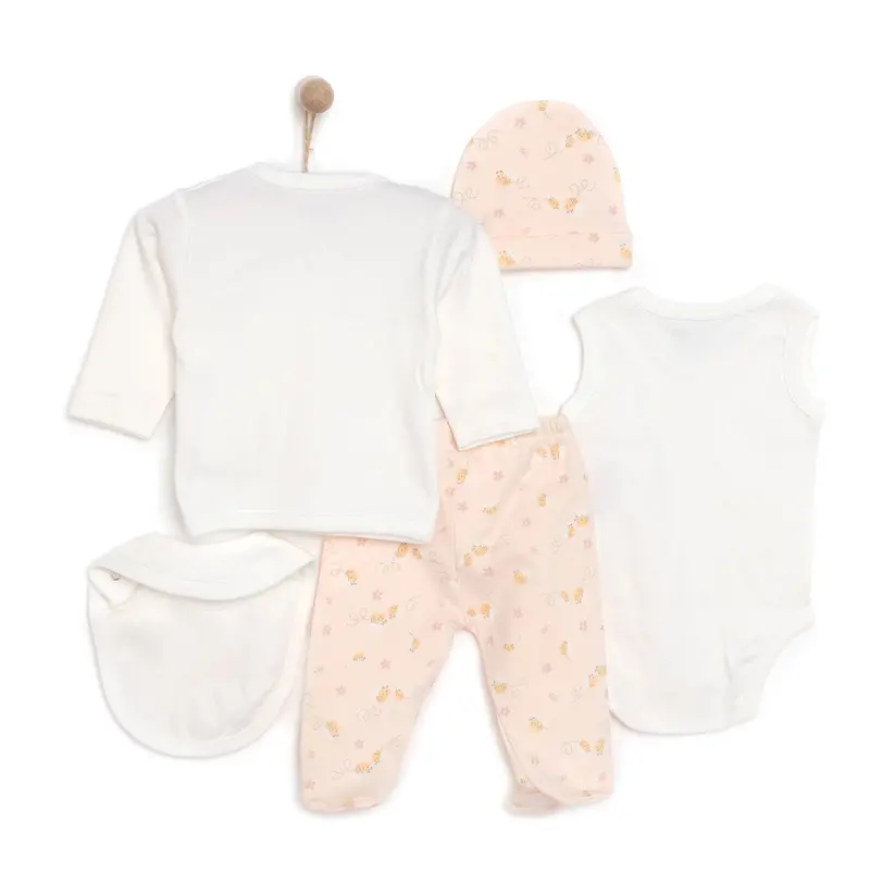 Hellobaby Girl 5 Piece Newborn Gift Set - Yellow 2
