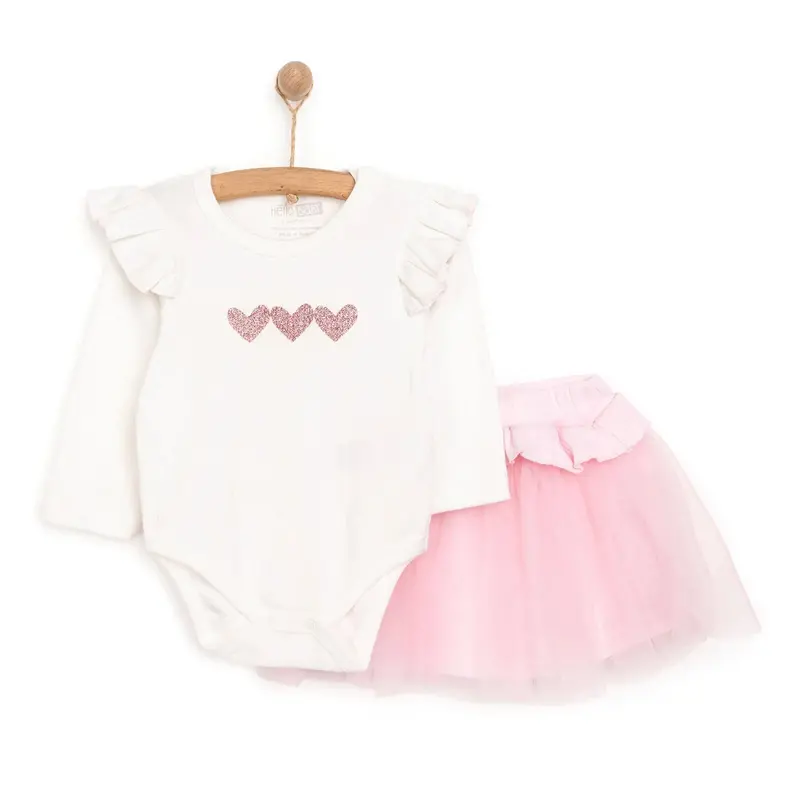 Hellobaby Girl Blouse - Skirt - Ecru 1