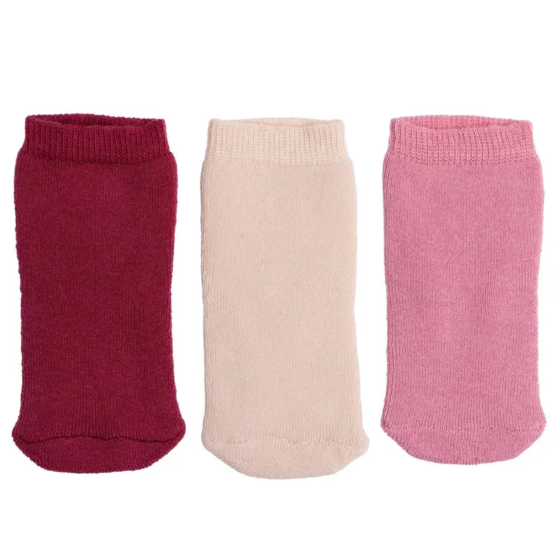 Hellobaby Girl Chenille Socks 3 Pack - Light Rose 4