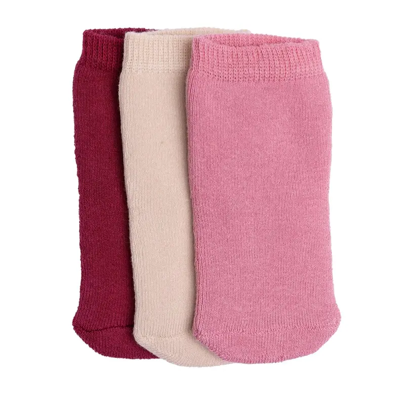 Hellobaby Girl Chenille Socks 3 Pack - Light Rose 5