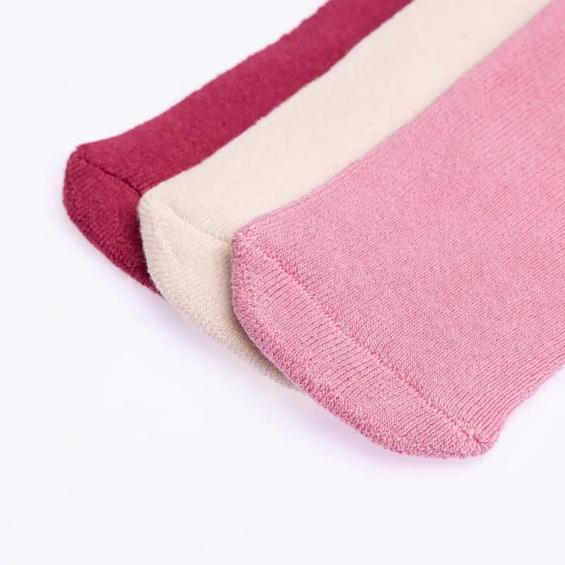 Hellobaby Girl Chenille Socks 3 Pack - Light Rose 6