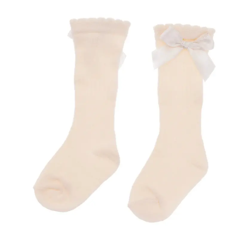 Hellobaby Girl Knee Socks - Ecru 1