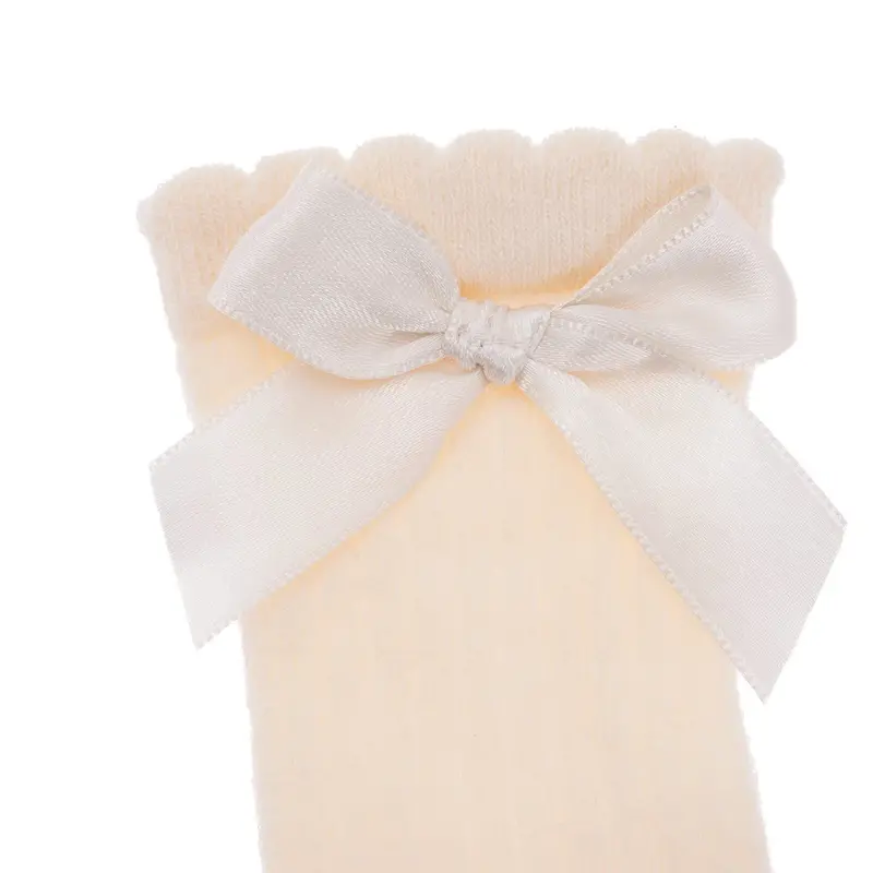 Hellobaby Girl Knee Socks - Ecru 4