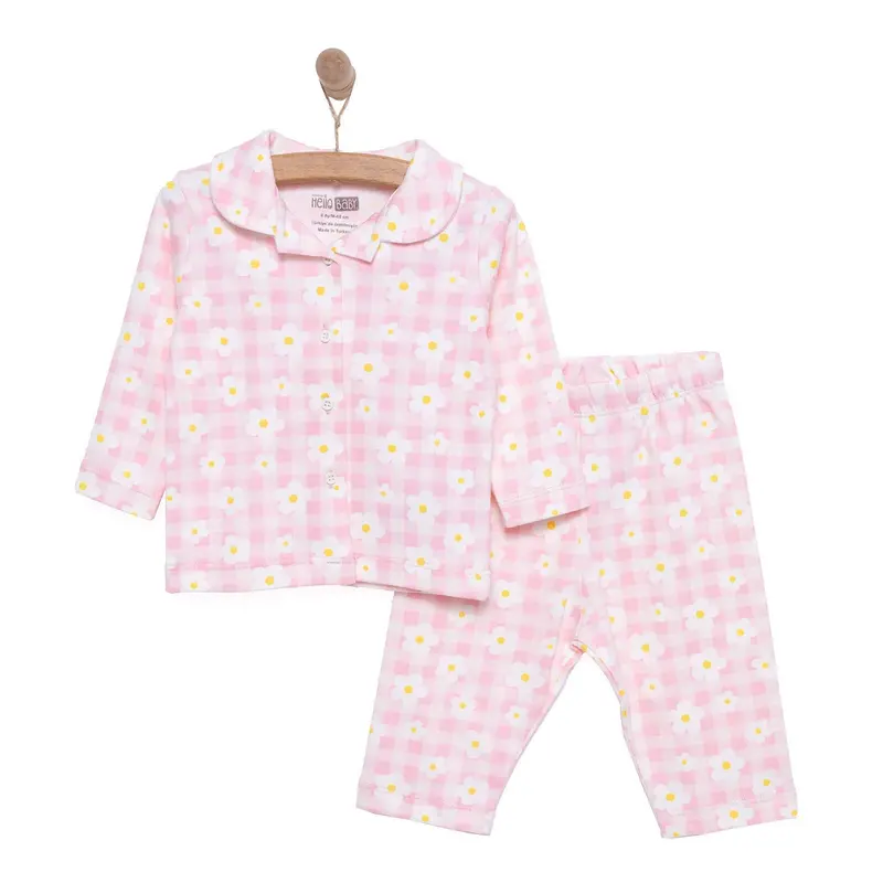Hellobaby Girl Long Sleeve Pyjamas Set - Light Pink 1