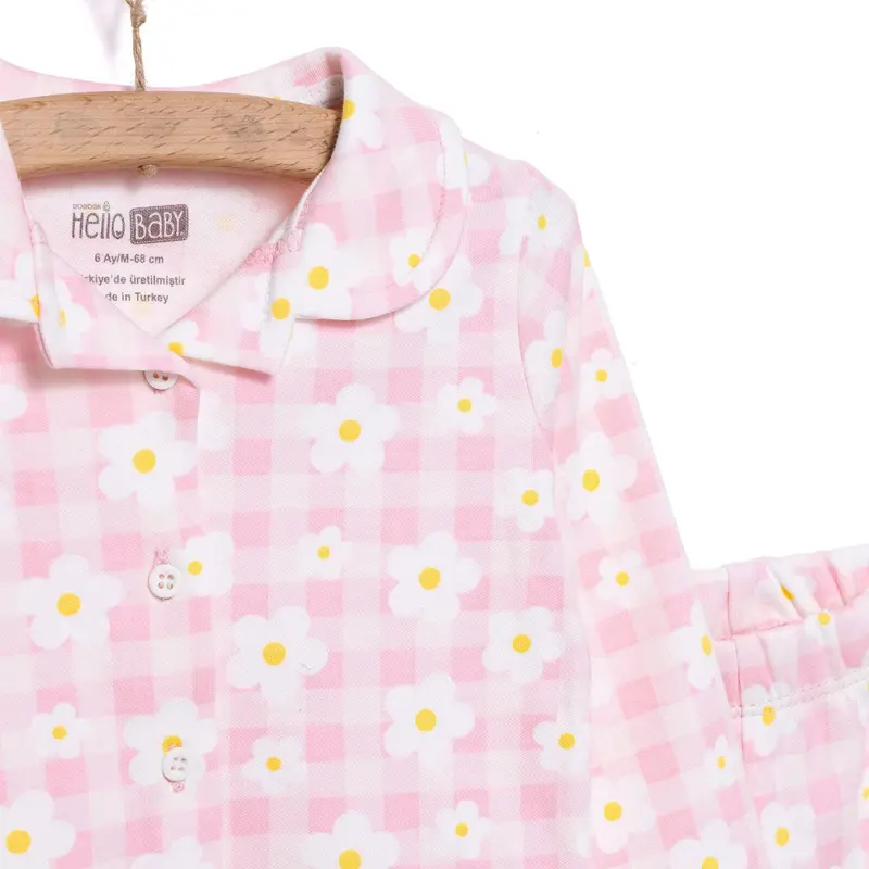 Hellobaby Girl Long Sleeve Pyjamas Set - Light Pink 3